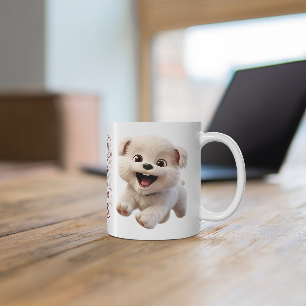 "Nobody Knows What A Dog's Nose Knows" Coffee Mug - Perfect Gift for Dog Owners, Pet Lovers, Birthdays, Holidays, and Relaxing Moments, 11 oz.