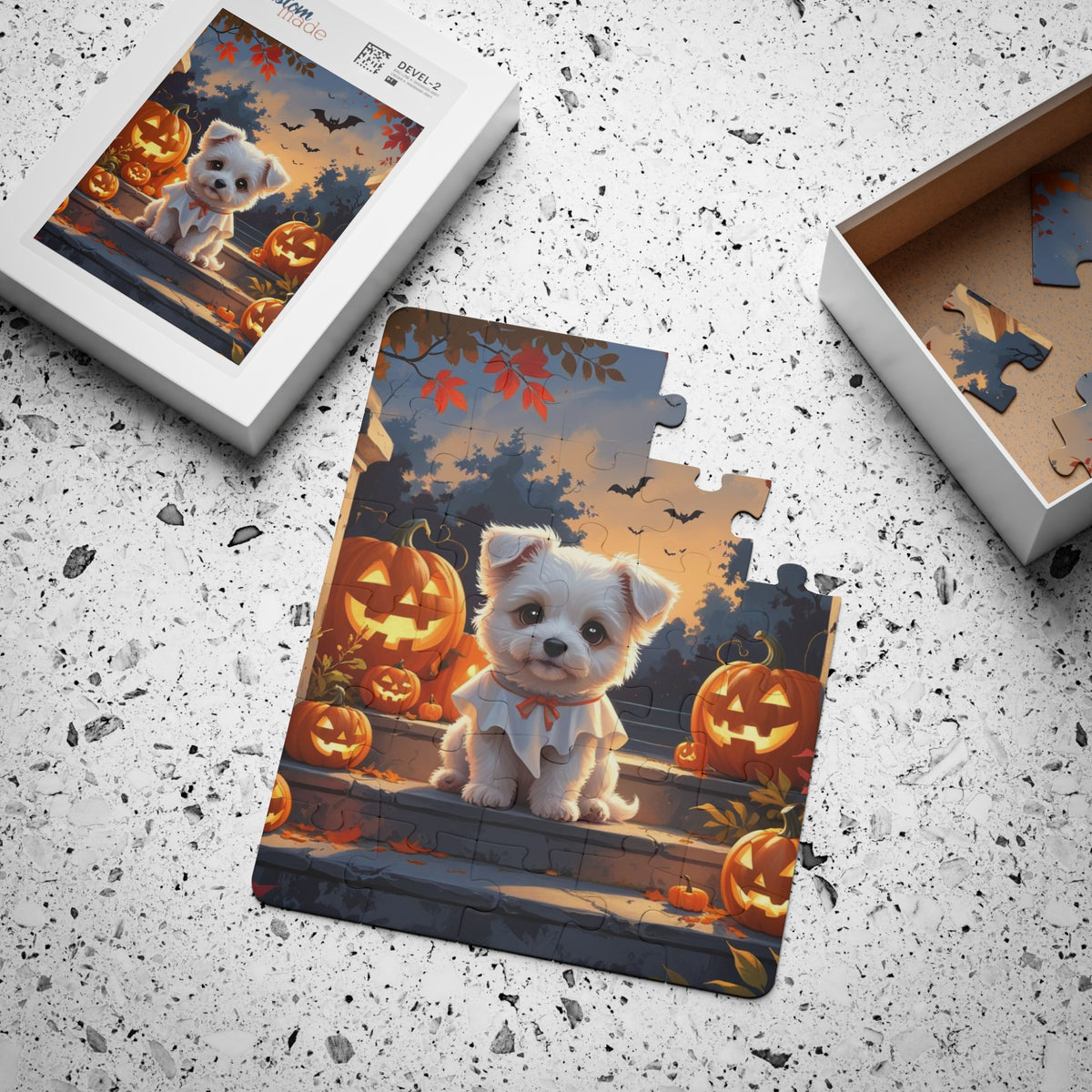 Halloween Puppy | Kids Jigsaw Puzzle | 30-Piece Fun, Dog Lover Gift, Family Activity, Fall Decor, Halloween Kids' Game