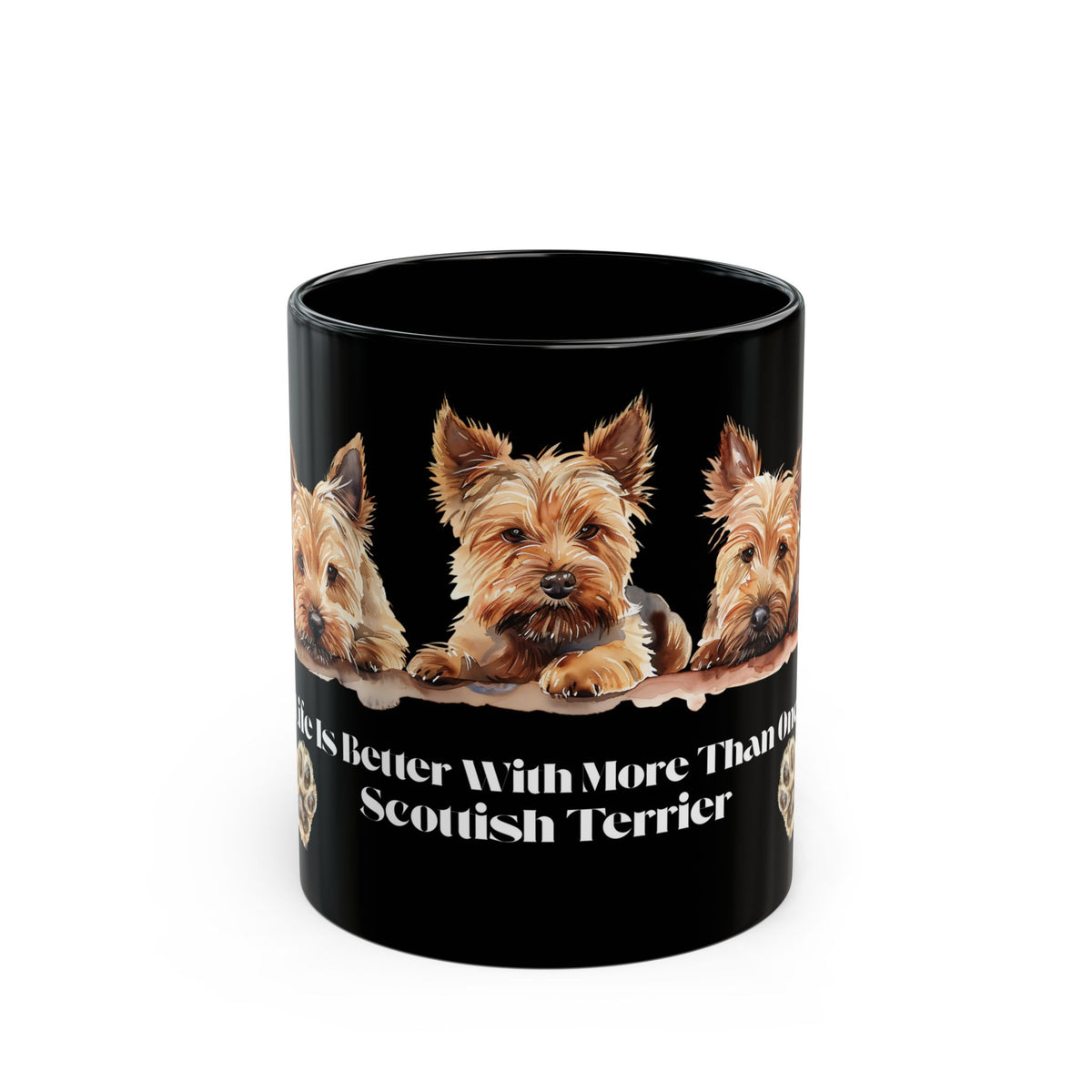 SCOTTISH TERRIER mug "Life is Better with More Than One" Mug Perfect Gift for Dog Owners Pet Lovers Animal Lover, Holiday Gift, Coffee Lover
