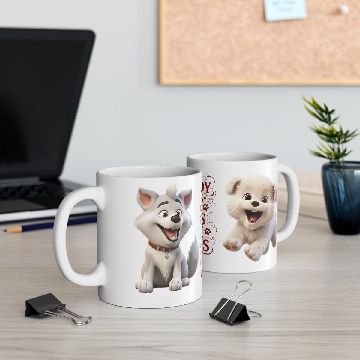 "Nobody Knows What A Dog's Nose Knows" Coffee Mug - Perfect Gift for Dog Owners, Pet Lovers, Birthdays, Holidays, and Relaxing Moments, 11 oz.