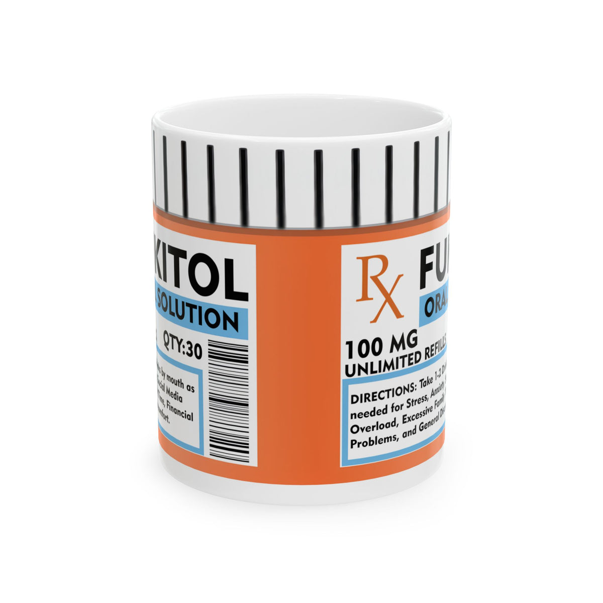 FUKITOL ORAL SOLUTION | Ceramic Coffee Mug | Perfect Gift for Doctors, Nurses, Pharmacists | 11 oz & 15 oz sizes