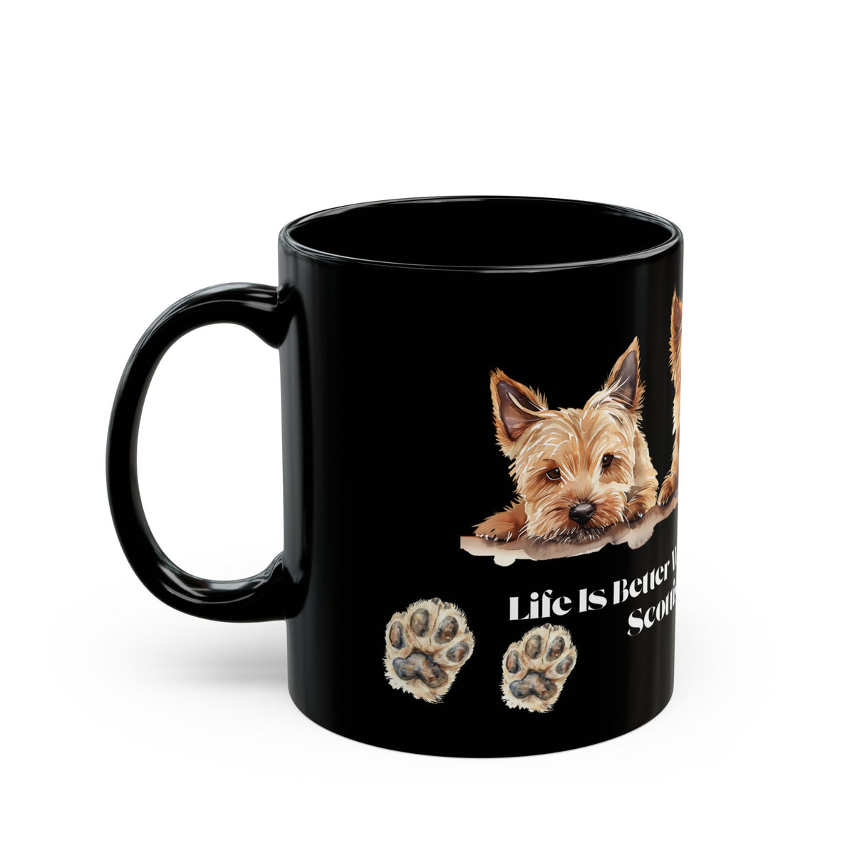 SCOTTISH TERRIER mug "Life is Better with More Than One" Mug Perfect Gift for Dog Owners Pet Lovers Animal Lover, Holiday Gift, Coffee Lover