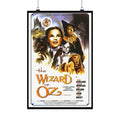 Vintage Satin Poster, 1939 'THE WIZARD of OZ', Movie Reproduction, Fantasy & Friendship Theme, Timeless Moral Lessons, Wall Art Print