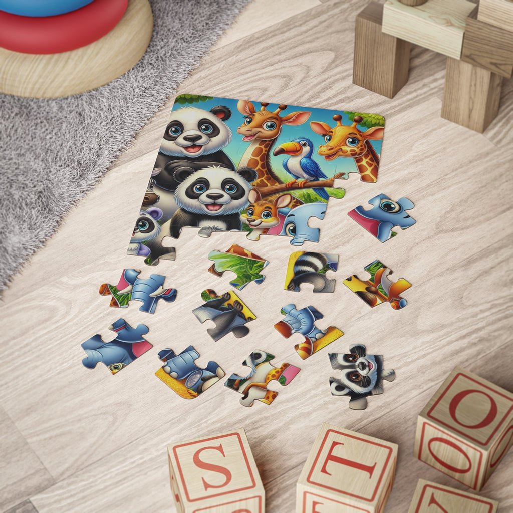 Cute Cartoon Animals | Kids Puzzle | 14" x 11" 30-Piece