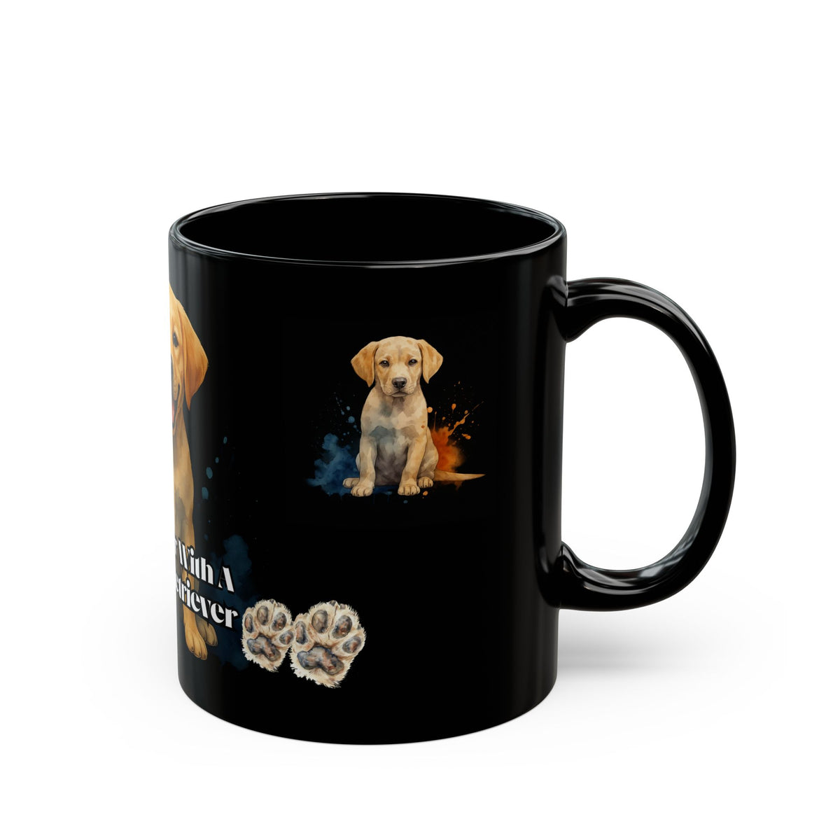 LABRADOR RETRIEVER  mug "Life Is Better With A" Mug Perfect Gift for Dog Owners Pet Lovers Animal Lover, Holiday Gift, Coffee Lover