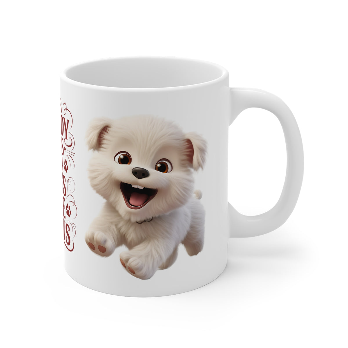 "Nobody Knows What A Dog's Nose Knows" Coffee Mug - Perfect Gift for Dog Owners, Pet Lovers, Birthdays, Holidays, and Relaxing Moments, 11 oz.