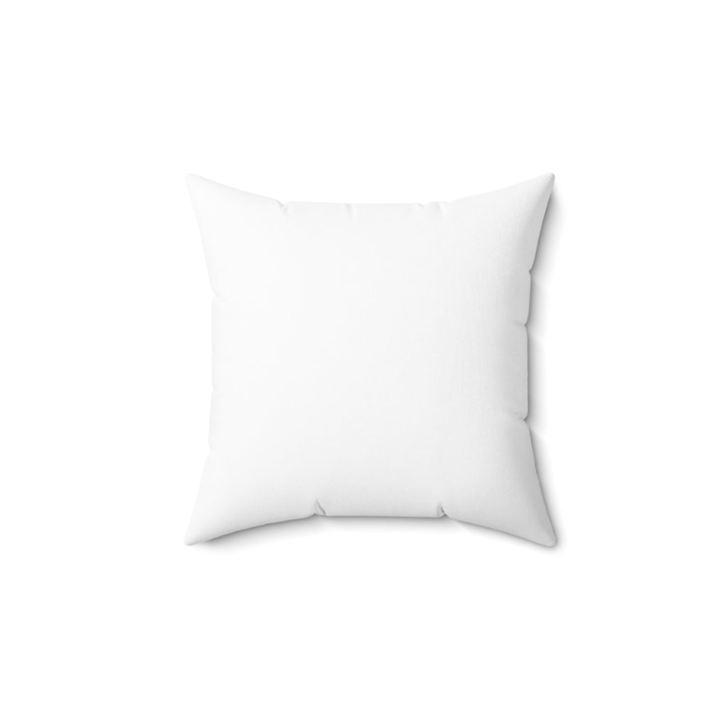 Soft Spun Polyester Square Pillow - John Lenin - Stylish Decorative Accent Cushion for Sofa, Bed and Home Décor - Durable & Comfortable