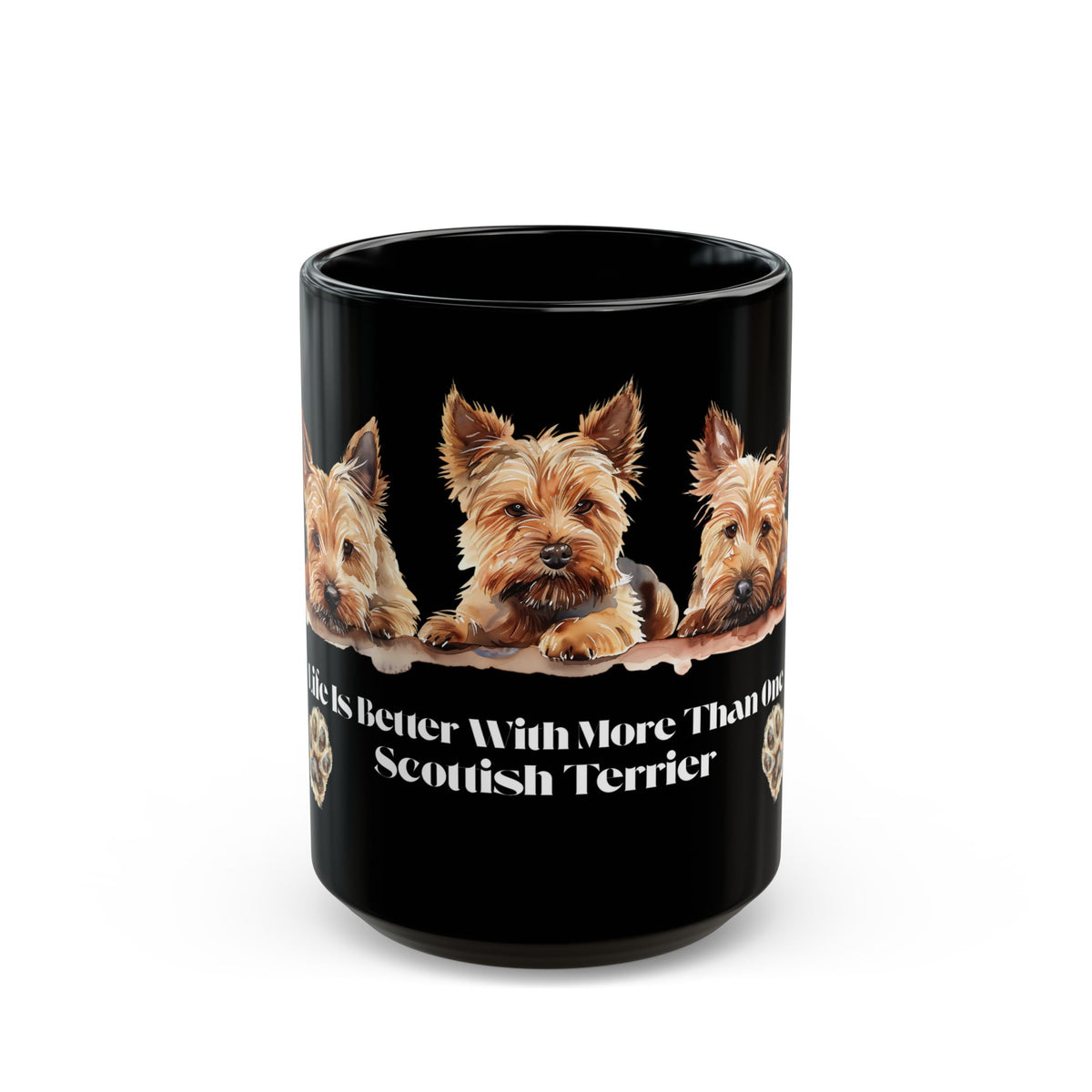 SCOTTISH TERRIER mug "Life is Better with More Than One" Mug Perfect Gift for Dog Owners Pet Lovers Animal Lover, Holiday Gift, Coffee Lover