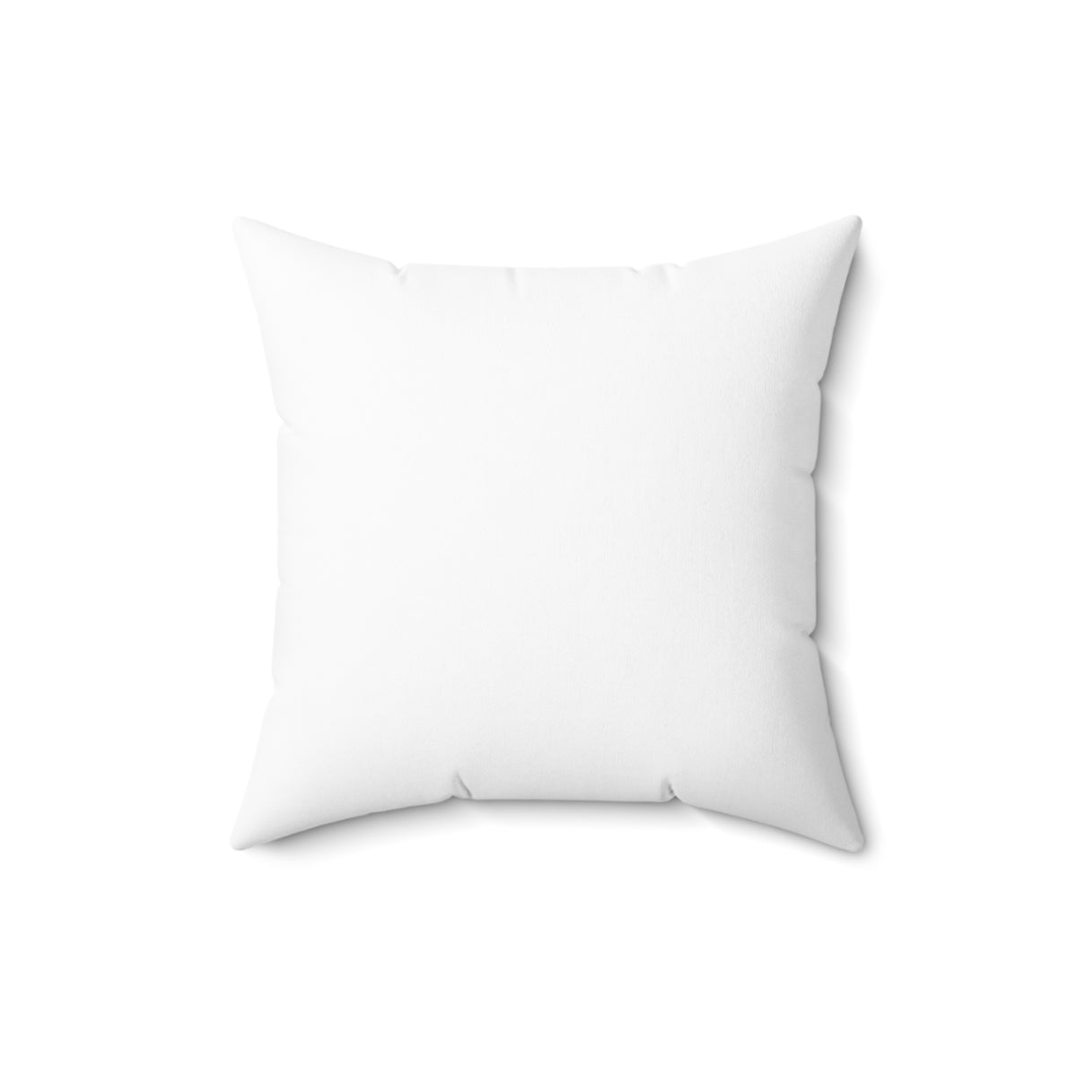 Soft Spun Polyester Square Pillow - John Lenin - Stylish Decorative Accent Cushion for Sofa, Bed and Home Décor - Durable & Comfortable