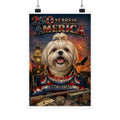 Patriotic SHIH TZU K9 | Matte Finish Poster