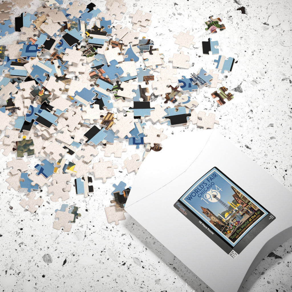 World's Fair Chicago 1934 Vintage Poster Puzzle | Jigsaw