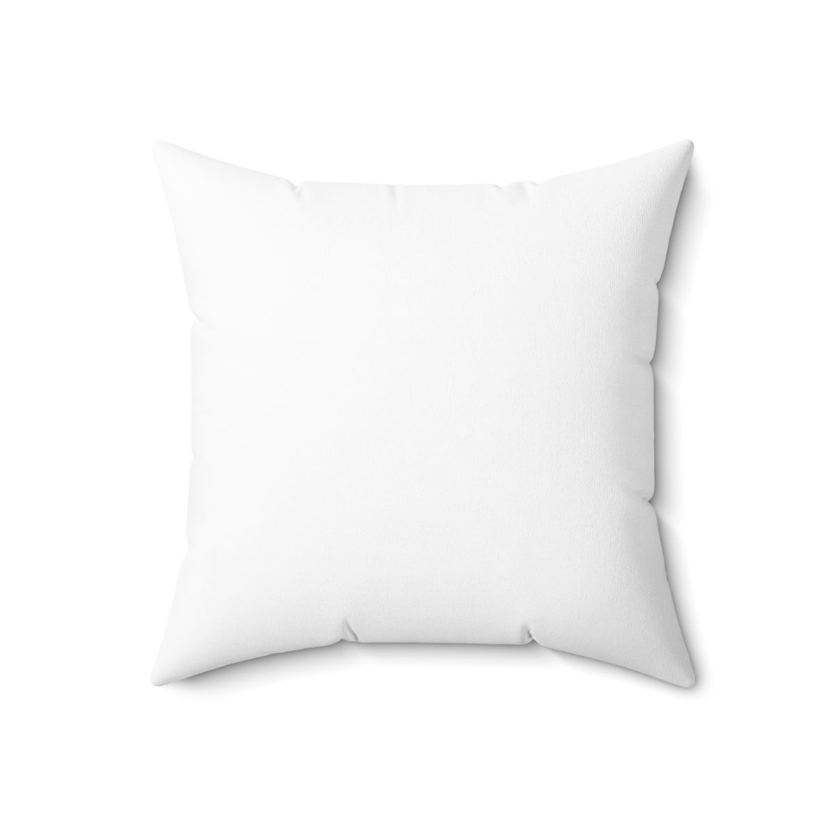 Soft Spun Polyester Square Pillow - John Lenin - Stylish Decorative Accent Cushion for Sofa, Bed and Home Décor - Durable & Comfortable