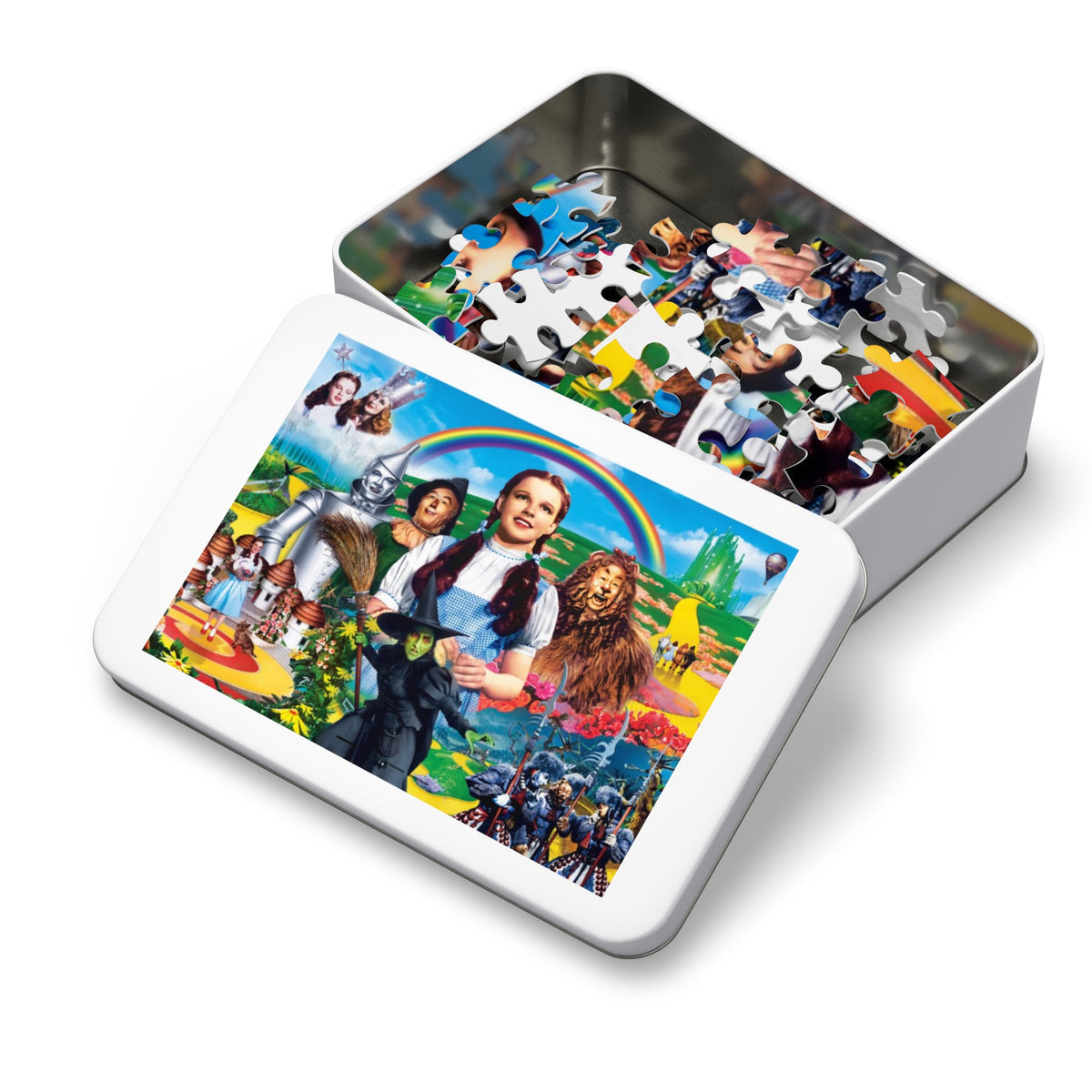 WIZARD of OZ Jigsaw Puzzle | Movie Theme | Nostalgic Gift, Family Activity | Tin Box Included | Creative Fun for Children