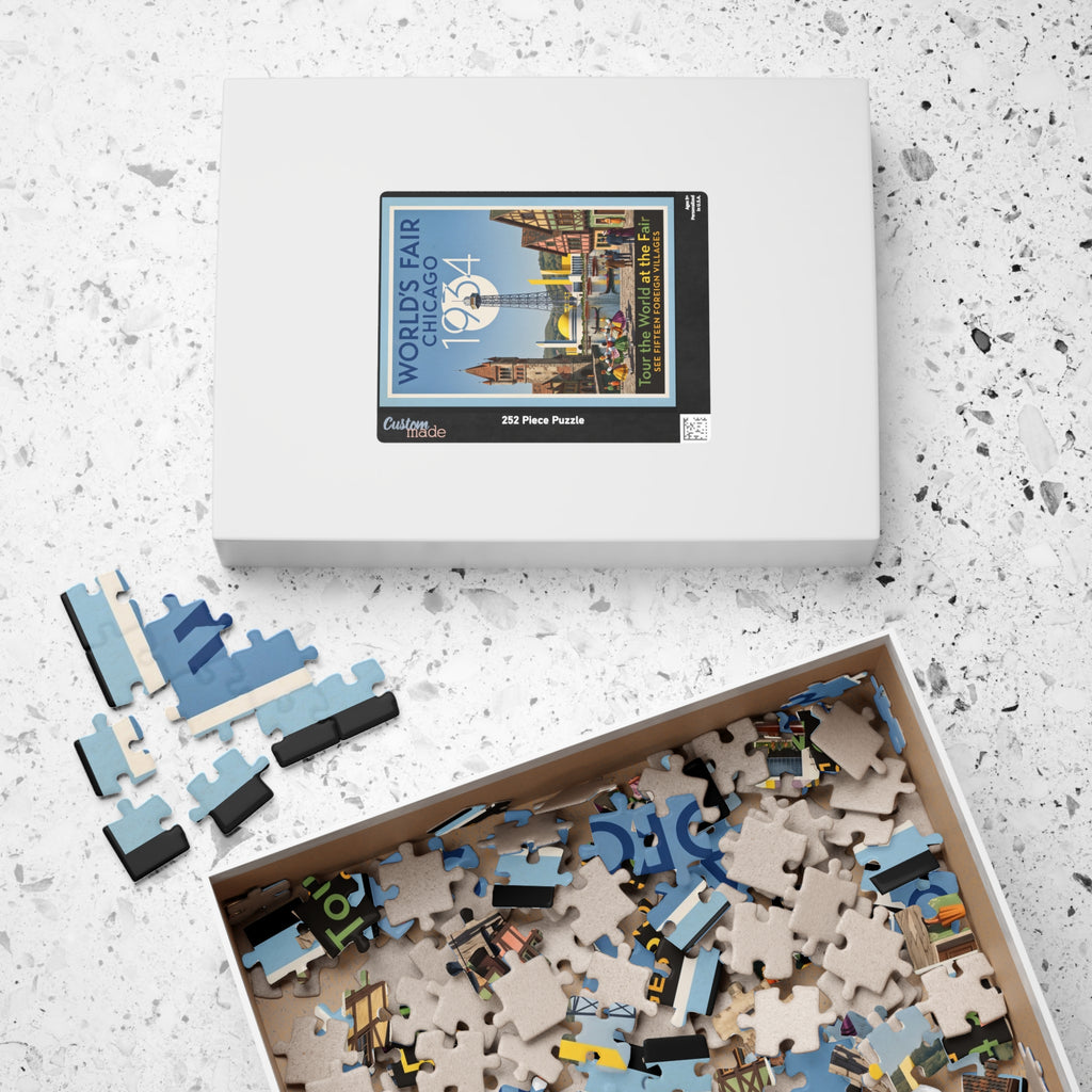 World's Fair Chicago 1934 Vintage Poster Puzzle | Jigsaw