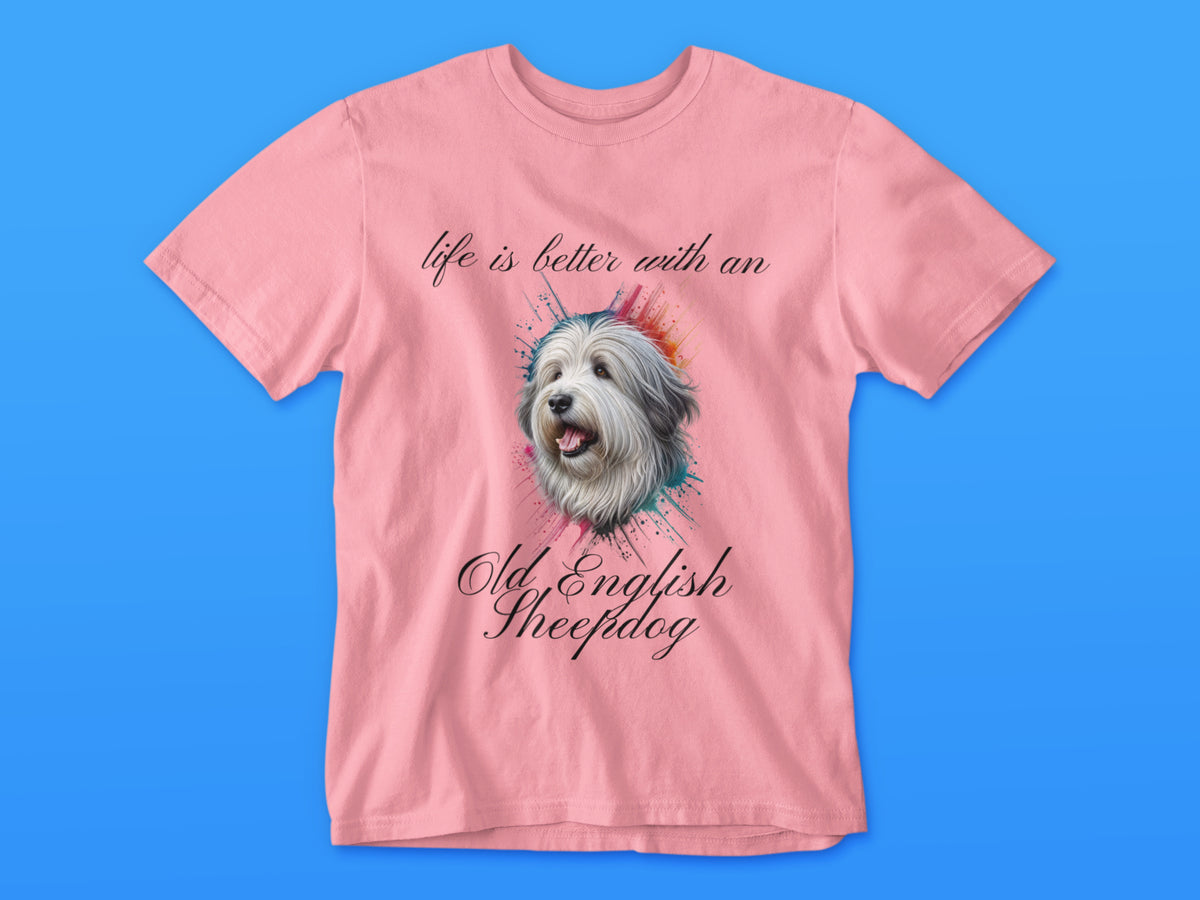 "Life is better with an Old English Sheepdog" (Digital Product)