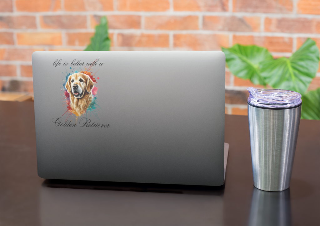 "Life is better with a Golden Retriever" (Digital Product)