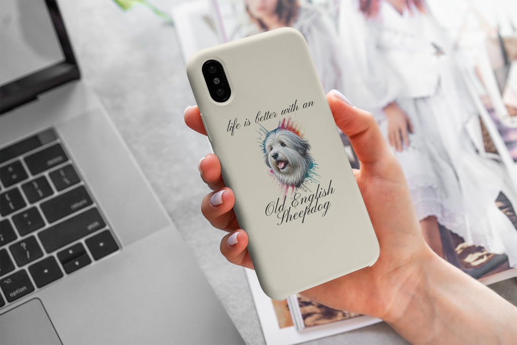 "Life is better with an Old English Sheepdog" (Digital Product)