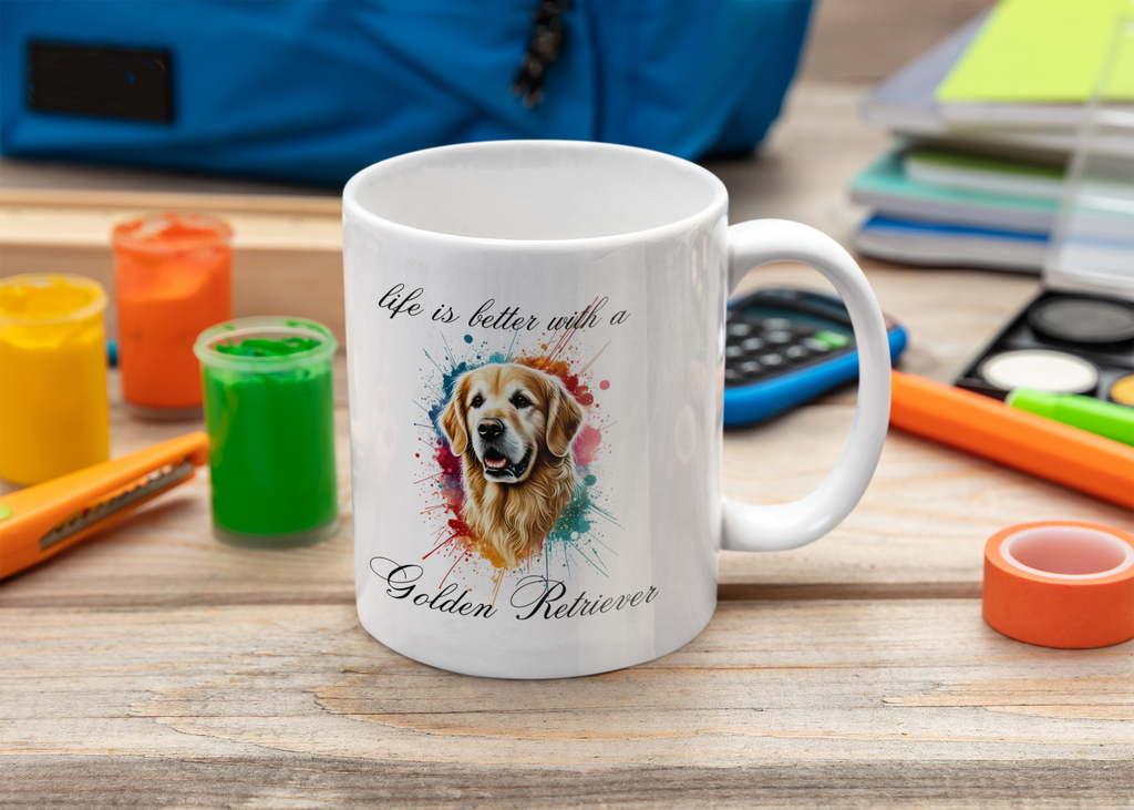 "Life is better with a Golden Retriever" (Digital Product)