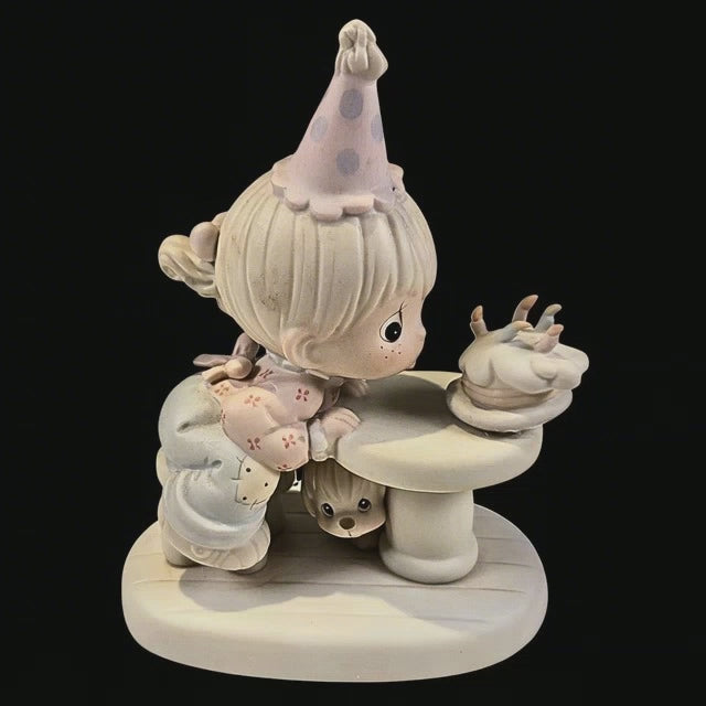 Rare PRECIOUS MOMENTS Figurine "May Your Every Wish Come True" 1992, No. 524298