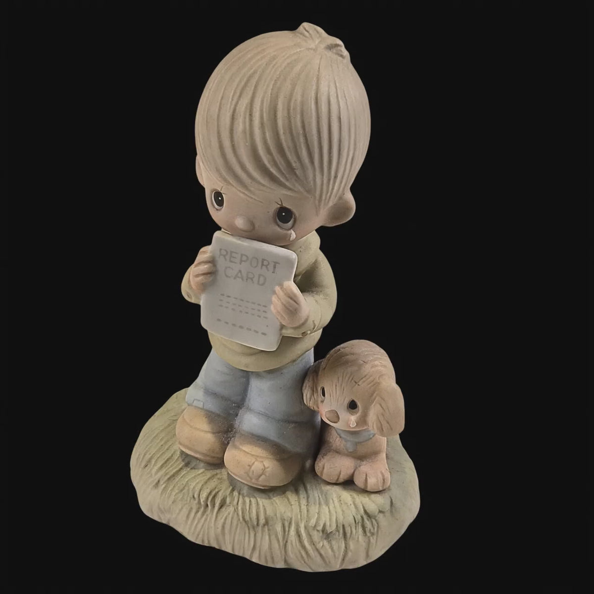 Retired Original "21" Precious Moments 1978 “God Understands” Figurine, No Mark
